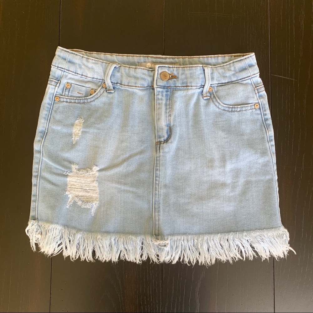 Girls Tractr jean skirt